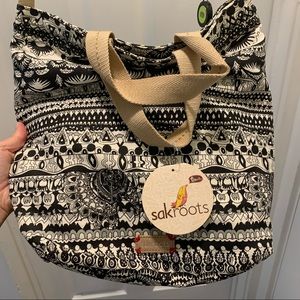 Sak roots shoulder tote bag